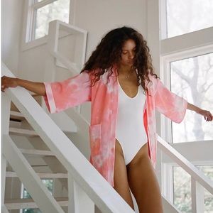 Urban Outfitters Waffle Knit Robe